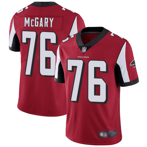 Atlanta Falcons Limited Red Men Kaleb McGary Home Jersey NFL Football #76 Vapor Untouchable->atlanta falcons->NFL Jersey
